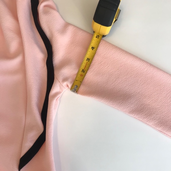 Pink long sleeve top with side lapels - Picture 5 of 8